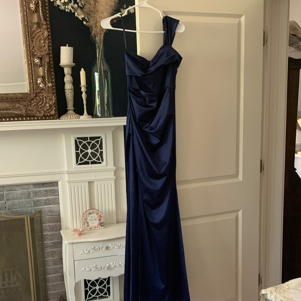 Windsor Navy Blue Prom Dress
